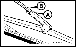 Fig. 9.7 Tailgate wiper blade fixing (Sec 26)