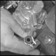 Fig. 1.14 Fuel inlet hose disconnected from pump (Sec 13)