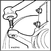 Fig. 1.17 Tie-rod end balljoint disconnected (Sec 13)