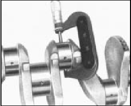 Fig. 1.25 Checking a crankpin (Sec 18)