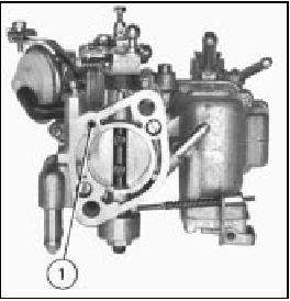 Fig. 3.14 Anti-flooding device vacuum intake (Weber 342 ICEV 50/250) (Sec 9)