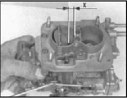 Fig. 3.32 Choke valve plate setting (Solex C30-32 CIC/1) (Sec 15)