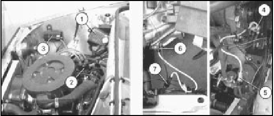 Fig. 4.8 Location of Digiplex ignition system components (Sec 9)