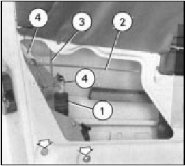 Fig. 9.13 Central door locking system components (Sec 32)