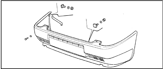 Fig. 12.3 Front bumper (Sec 9)