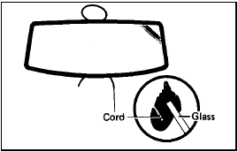 Fig. 12.17 Position of cord for fitting windscreen weatherseal (Sec 15)