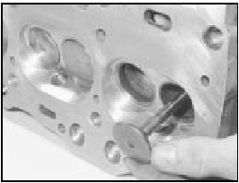7B.130B Valve assembly - 1372 cc engine; insert valve into guide . . .