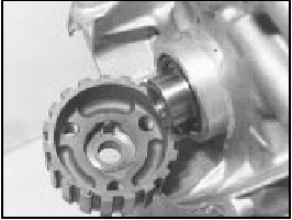 5D.16A Crankshaft sprocket showing integral key