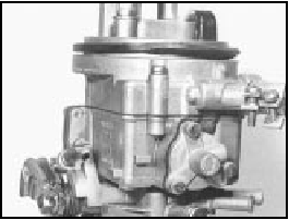 9B.2A Weber 32 TLF 4/250 carburettor from anti-run-on solenoid valve side