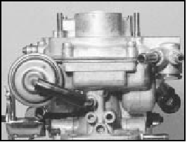 9B.34B Weber 30/32 DMTE carburettor from diaphragm hose side