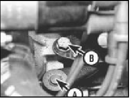 11.26 Clutch operating lever (A) and operating cylinder