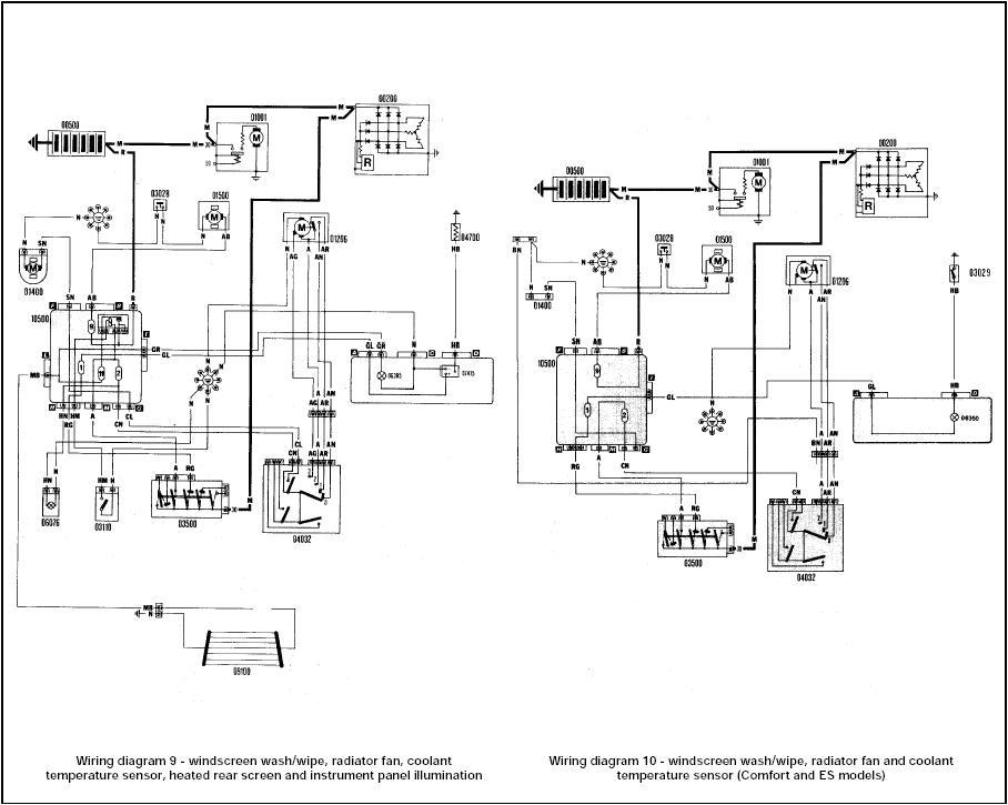 Wiring diagram 9 / Wiring diagram 10