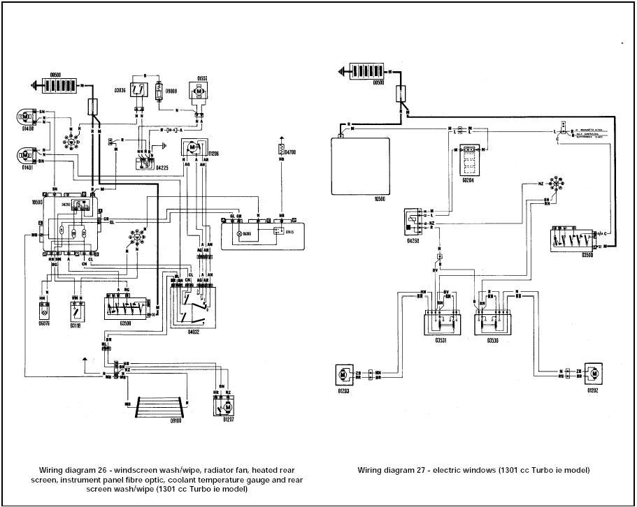 Wiring diagram 26 / Wiring diagram 27